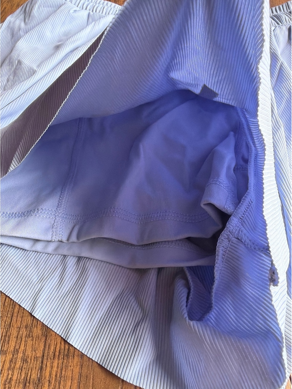 JoyLab Light Blue Mid-Rise Athletic Shorts with Inner Liner - Picture 2 of 4
